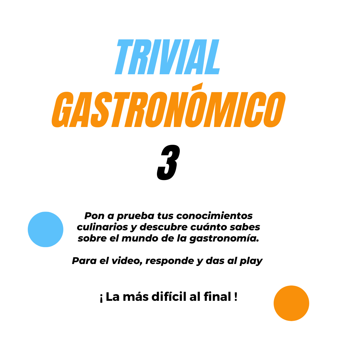 Trivial gastr﻿onómico 3